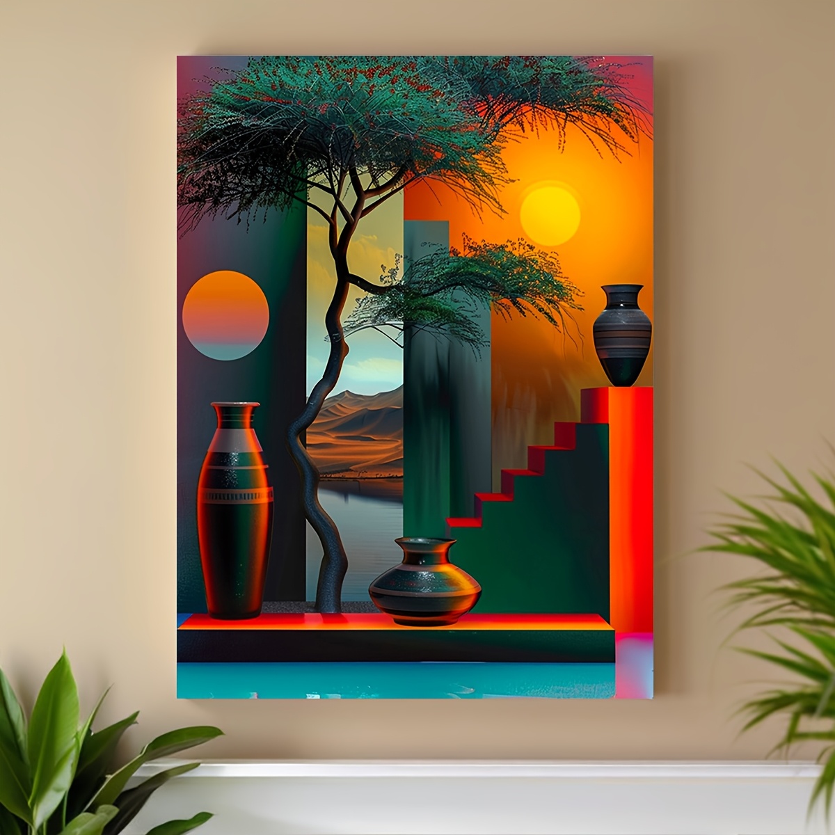 Home Office Room Inspiration - 2D Plano, 1 pieza de arte