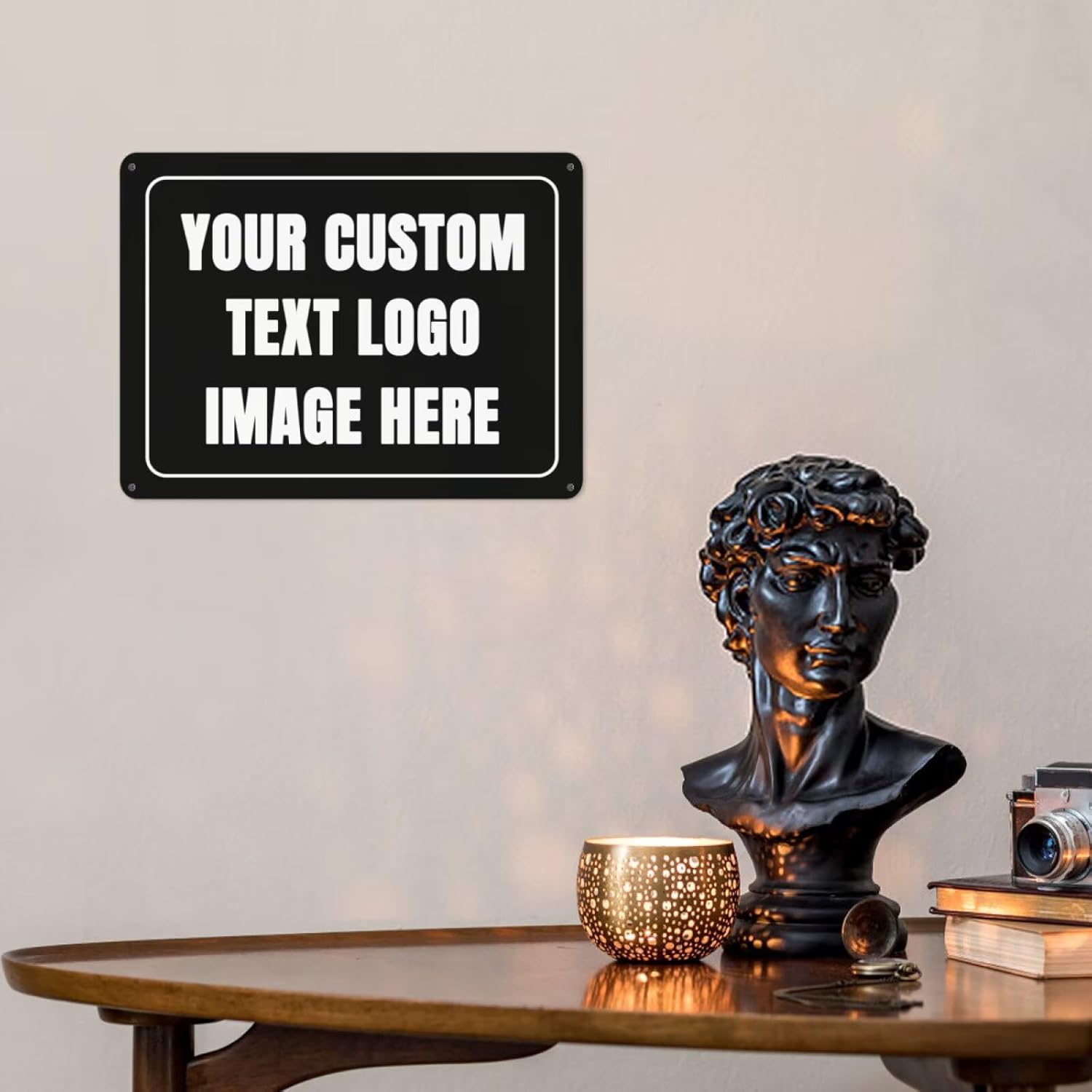 Home Office Logo - Letrero personalizado Letrero de metal personalizado