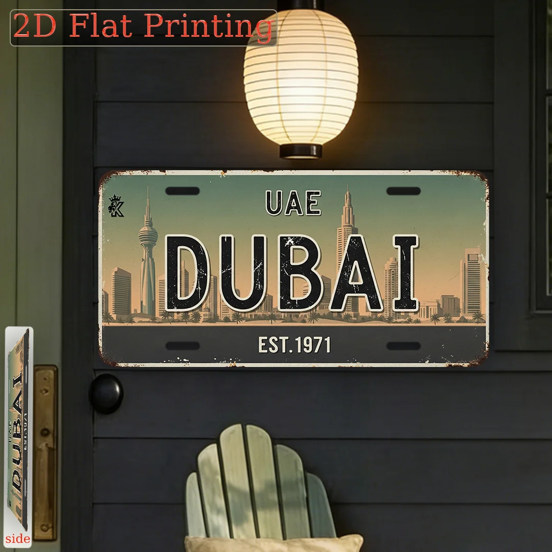 Home Office Dubai - Placa de Matrícula de Dubái, Emiratos