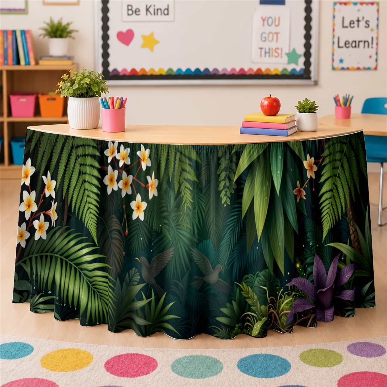 Decoraciones con plantas exóti - Home Office Work Table reseña y precio