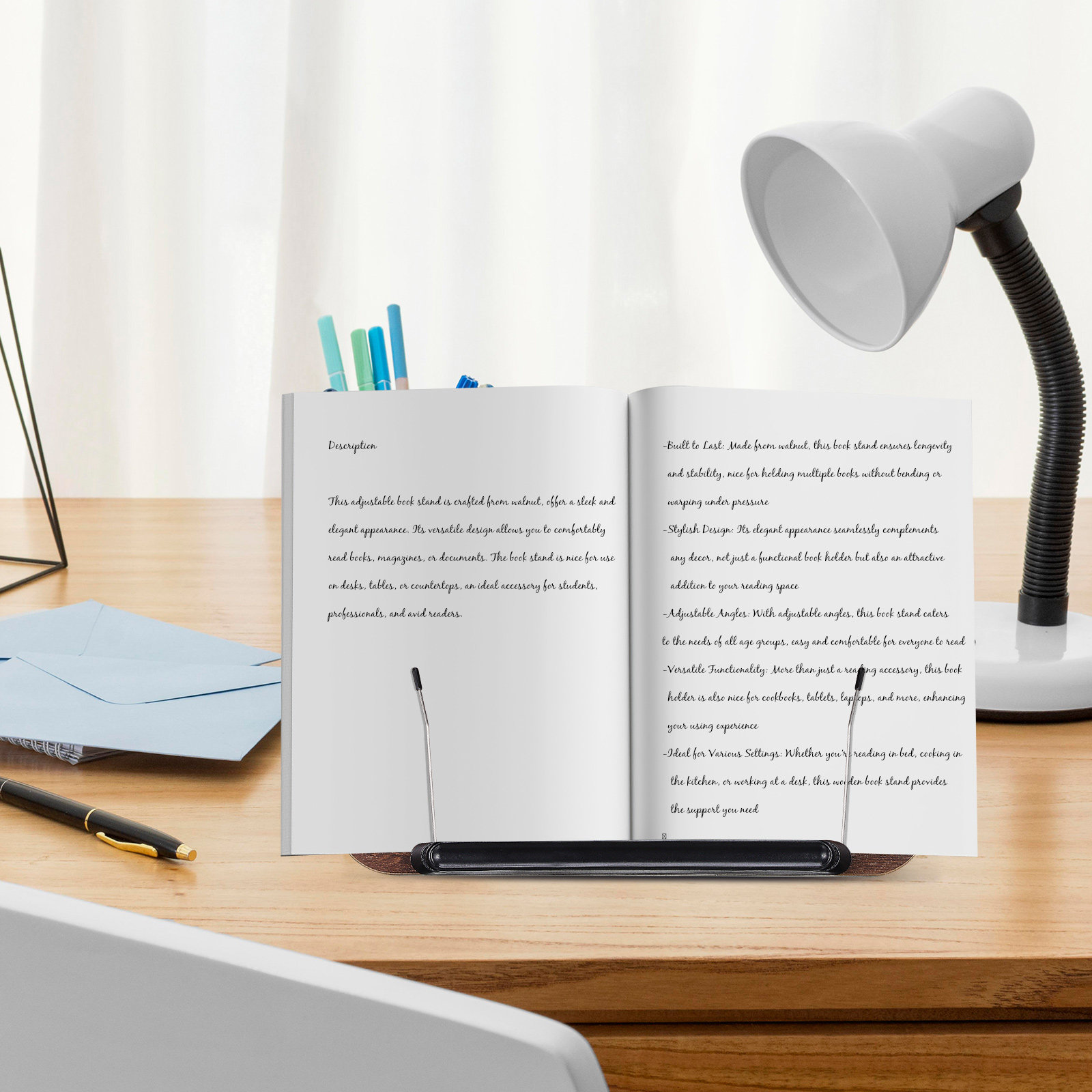 Soporte ajustable para libros  - Document Holder Stand reseña y precio
