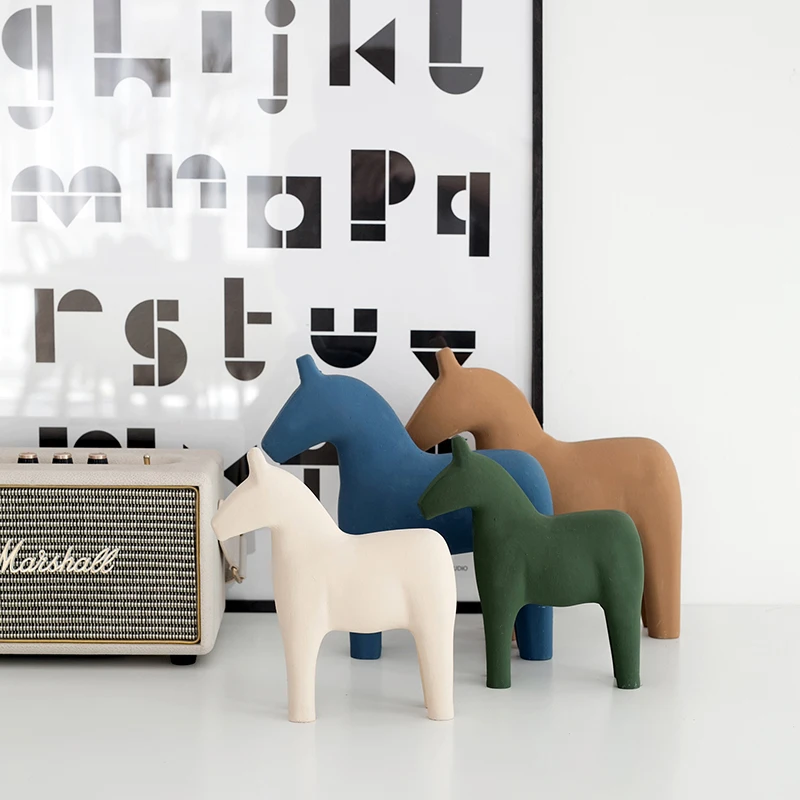 Adornos Nórdicos de Caballo de - Home Office Work Table reseña y precio