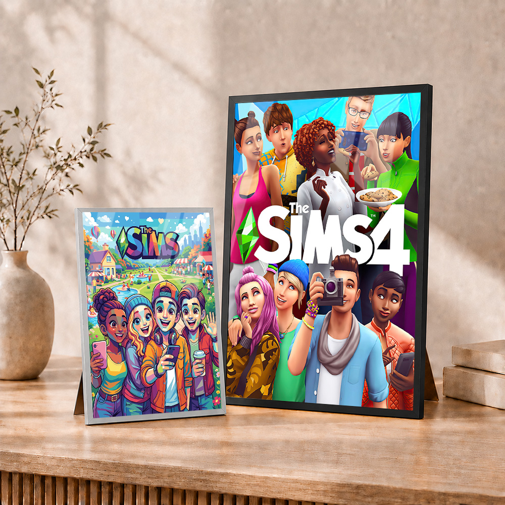 Pósters metálicos de The Sims  - Home Office Room Inspiration reseña y precio