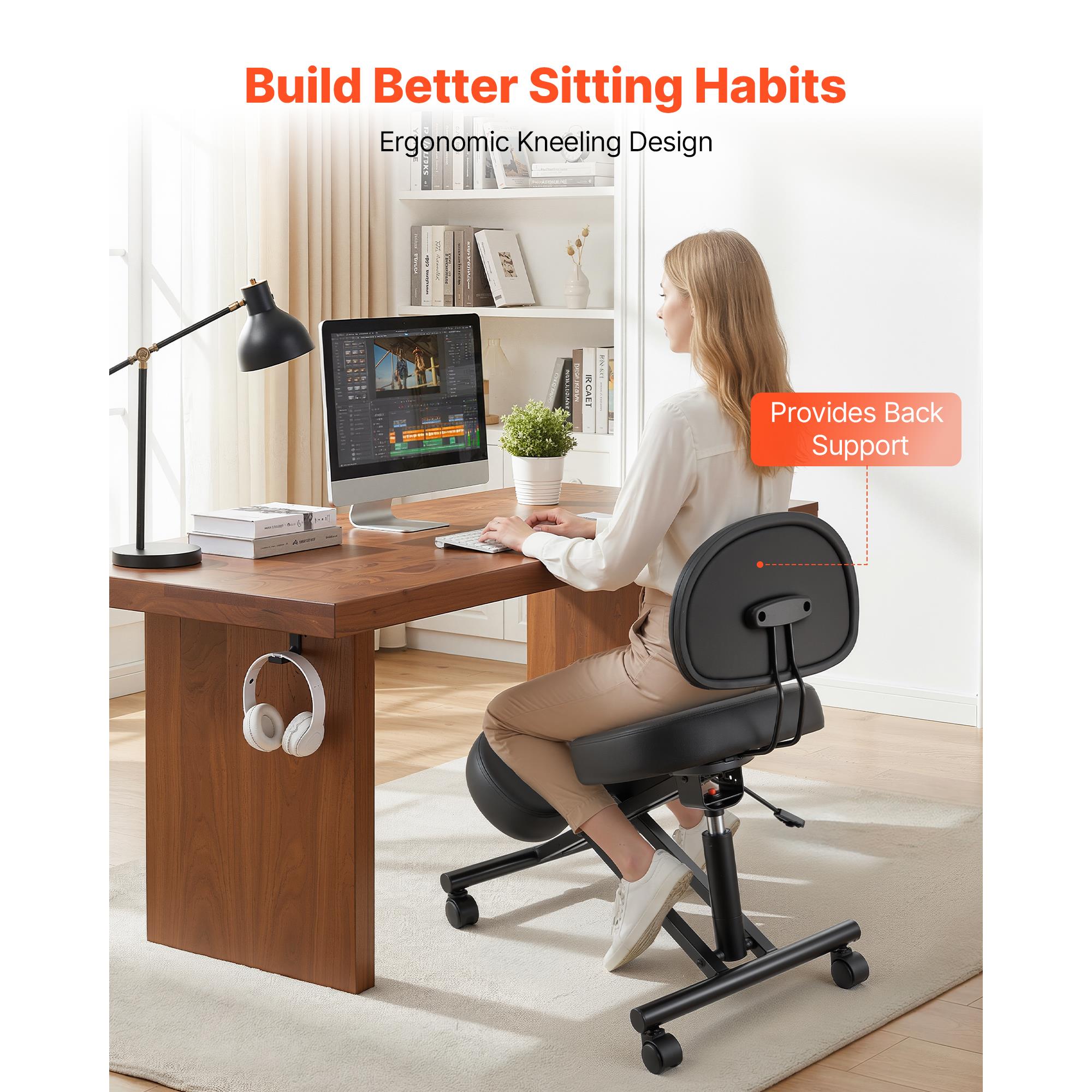 Silla ergonómica con respaldo  - Ergonomic Office Chair reseña y precio