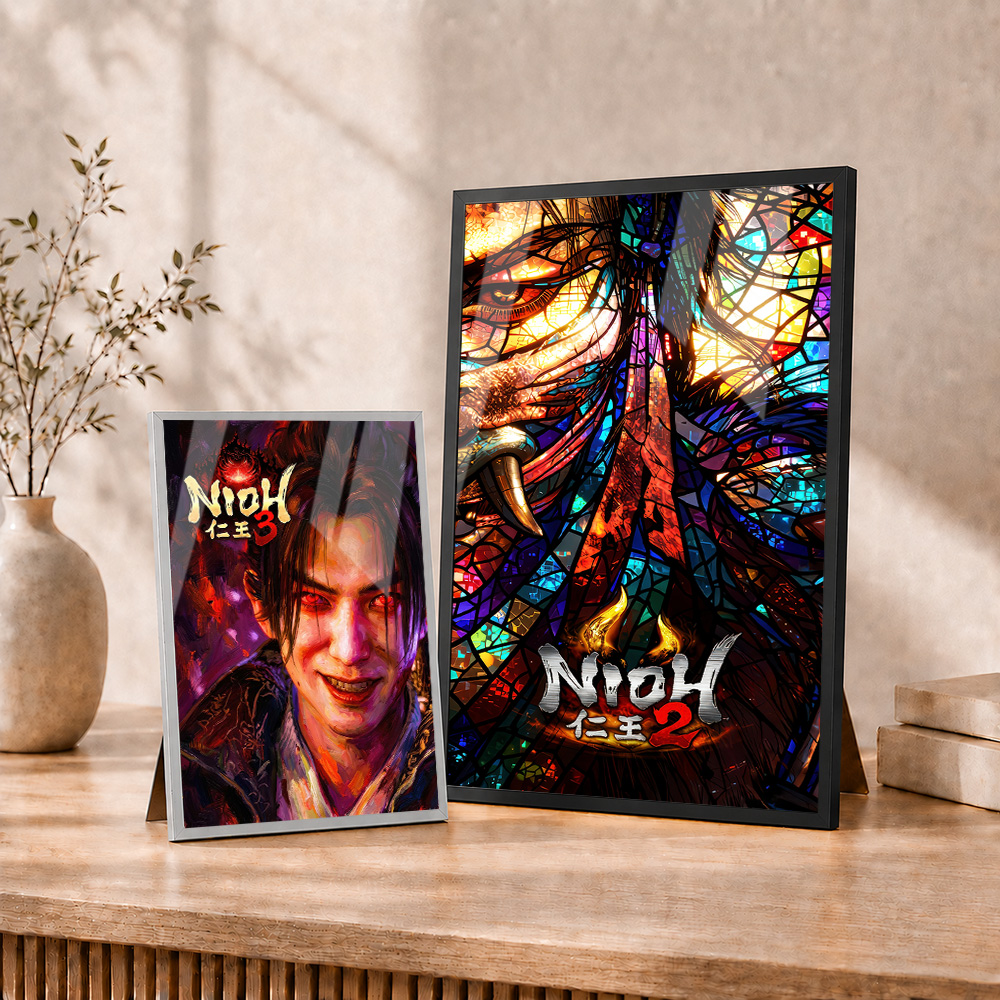 Pósteres metálicos de Nioh con - Home Office Room Inspiration reseña y precio