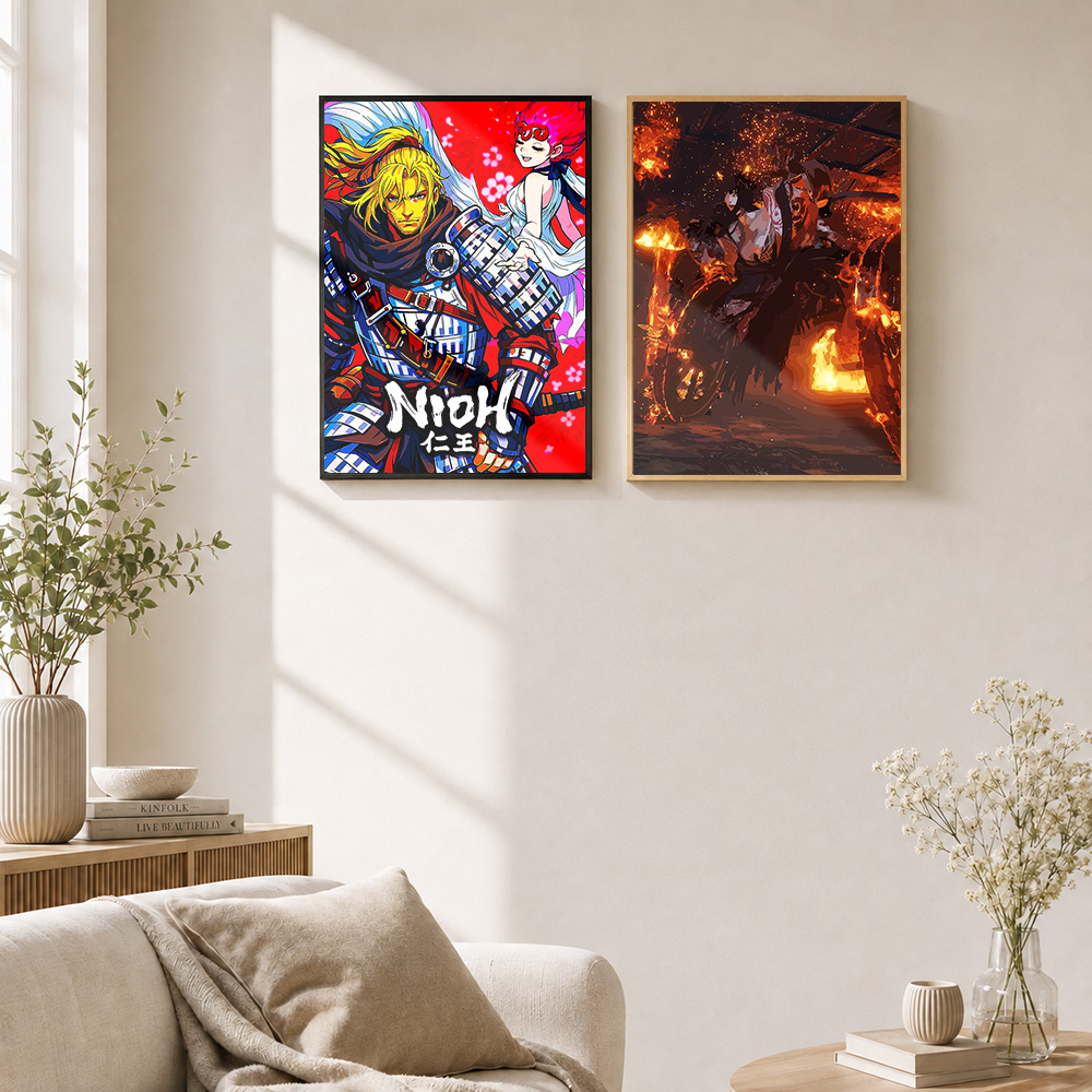 Pósteres metálicos de Nioh con - Home Office Room Inspiration reseña y precio