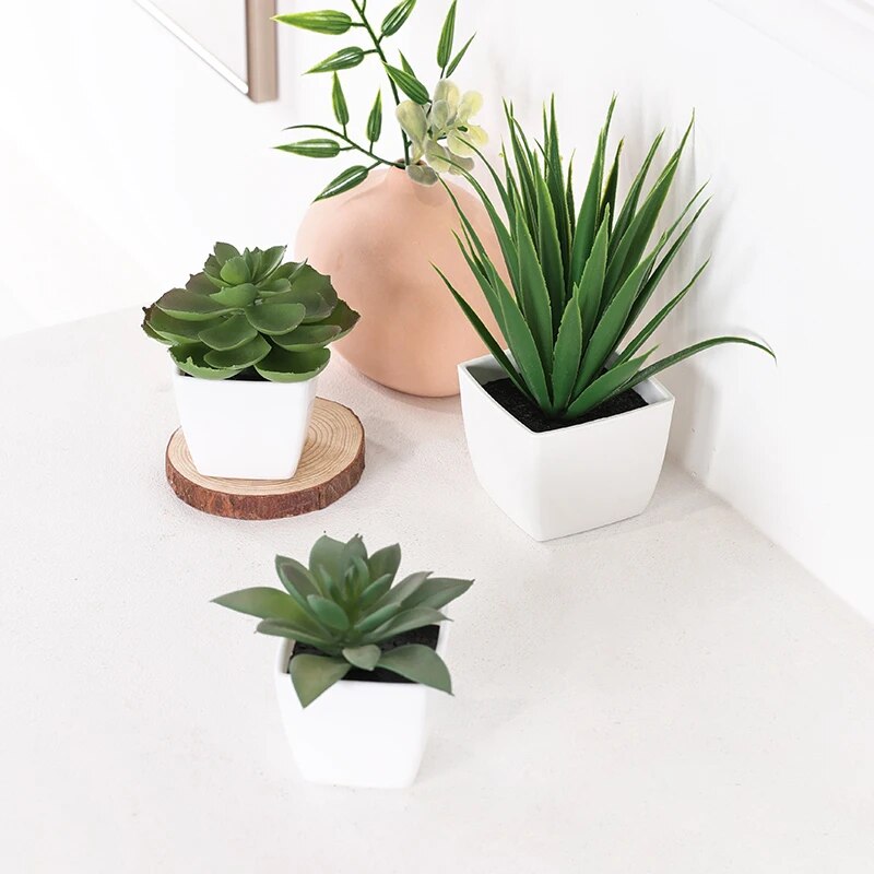 Bonsái de Planta Artificial de - Home Office Layout reseña y precio